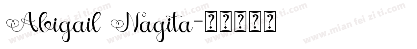 Abigail Nagita字体转换